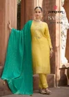Sakshi By Rangoon Simar Jacquard Kurti With Bottom Dupatta 